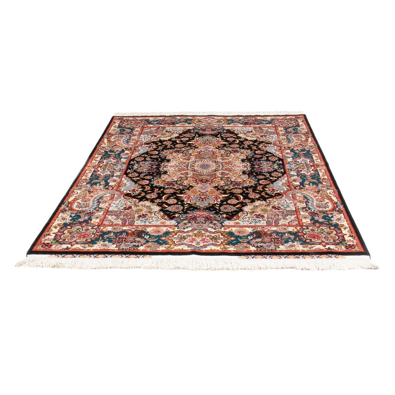 Tapis persan - Tabriz - Royal - 200 x 150 cm - bleu foncé