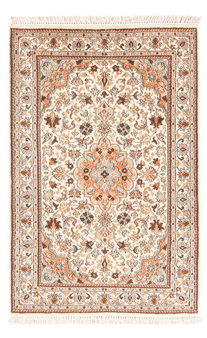 Tapis en soie - Soie du Cachemire - 125 x 78 cm - crème