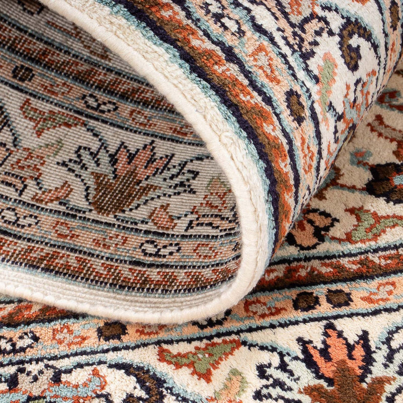 Tapis en soie - Soie du Cachemire - 125 x 78 cm - crème