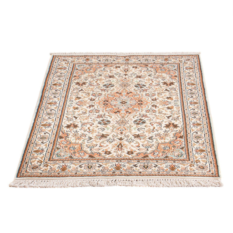Tapis en soie - Soie du Cachemire - 125 x 78 cm - crème