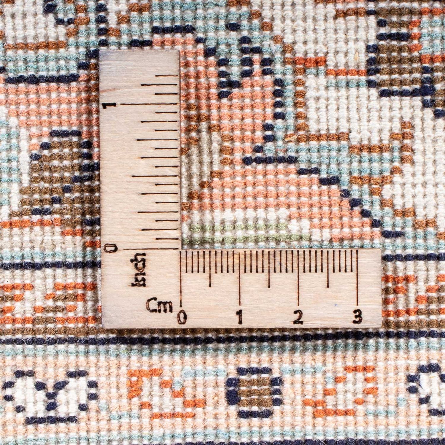 Tapis en soie - Soie du Cachemire - 125 x 78 cm - crème