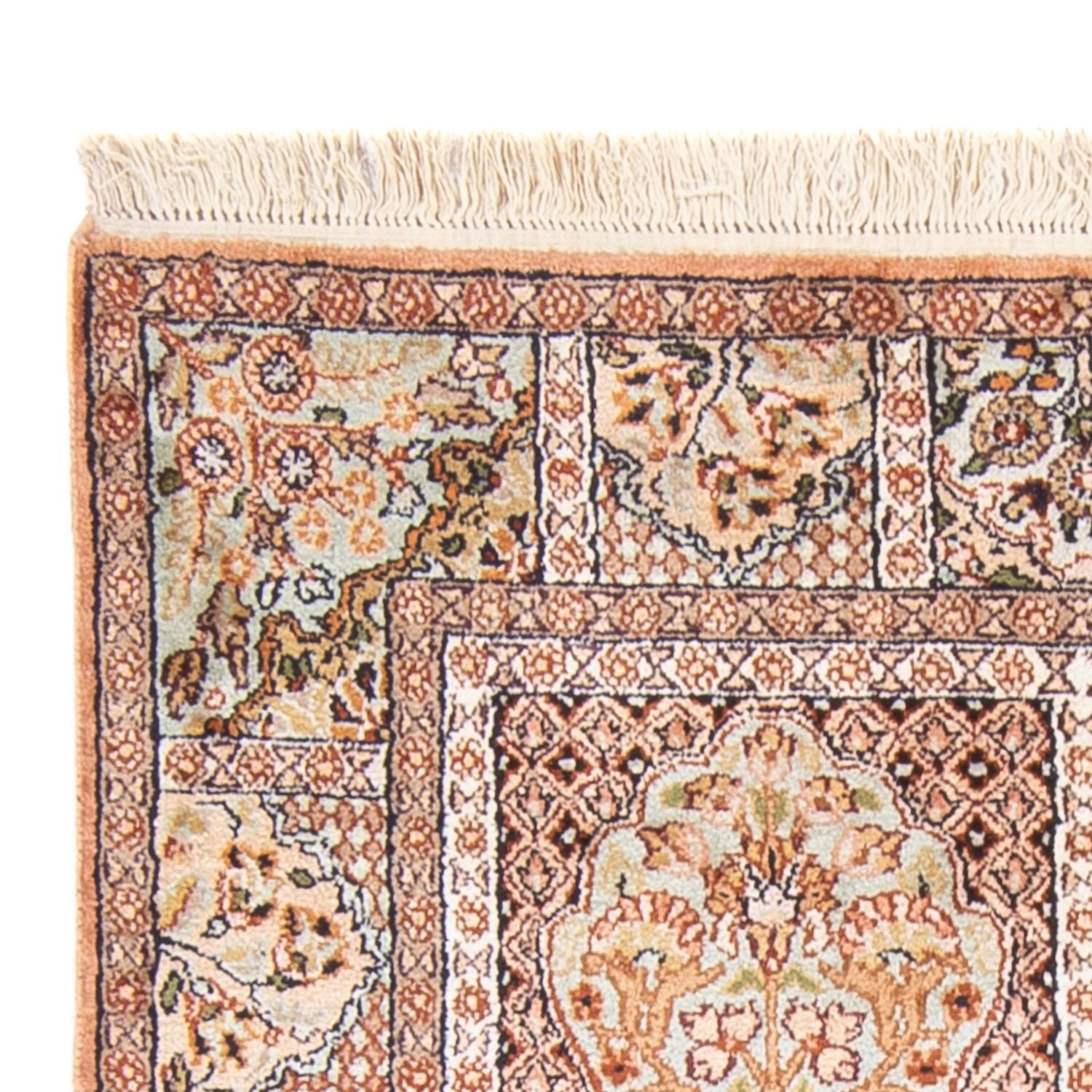 Tapis en soie - Soie du Cachemire - 148 x 92 cm - multicolore