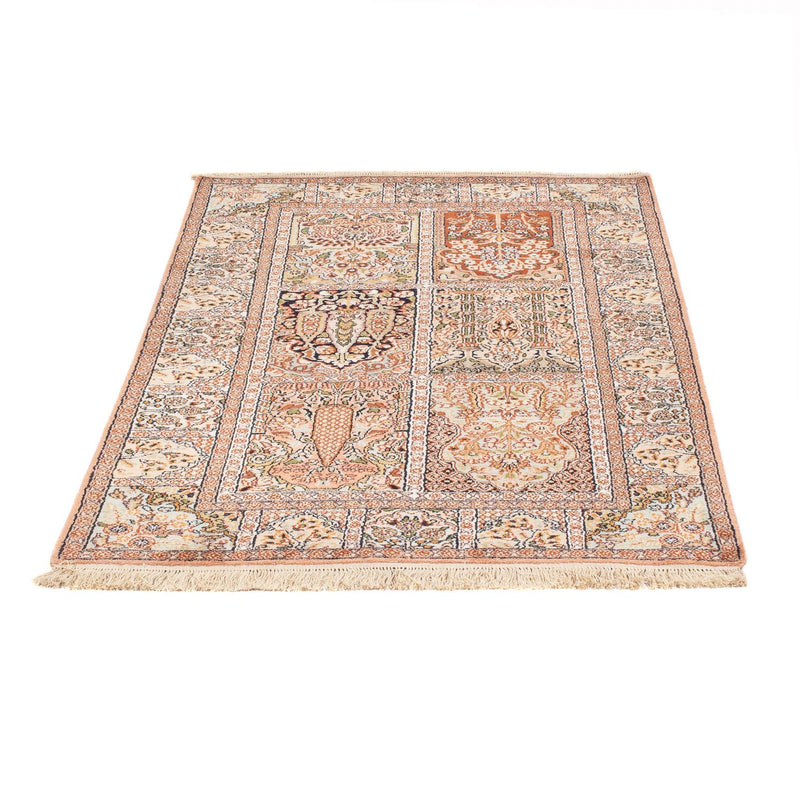 Tapis en soie - Soie du Cachemire - 148 x 92 cm - multicolore
