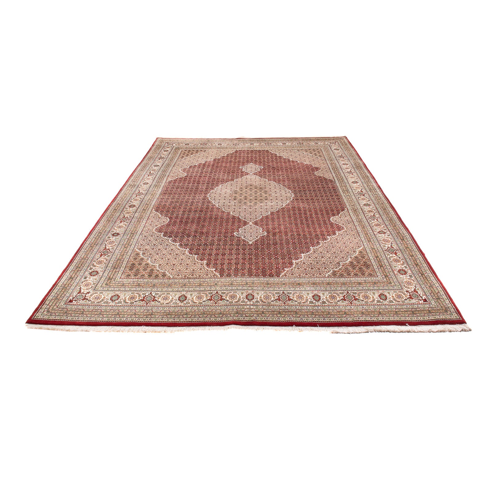 Tapis oriental - Tabriz - 388 x 303 cm - rouge