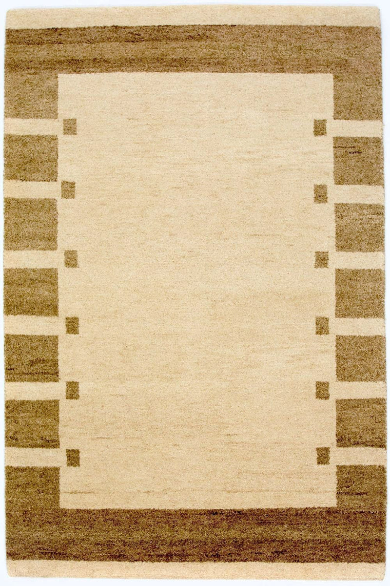 Tapis Gabbeh - Indus - 185 x 122 cm - beige