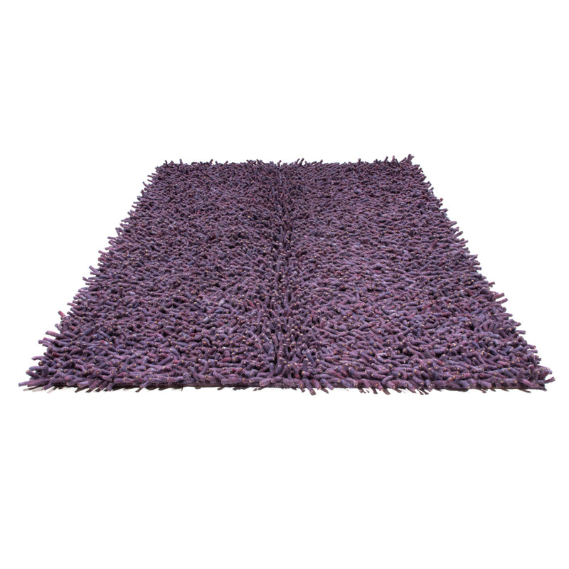 Tapis à poils longs - 240 x 170 cm - violet