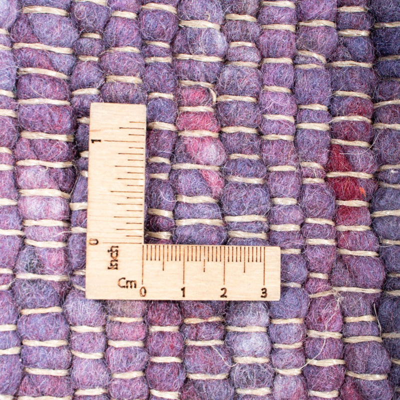 Tapis à poils longs - 240 x 170 cm - violet