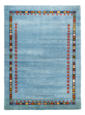 Tapis Gabbeh - Loribaft Persan - 174 x 126 cm - bleu clair