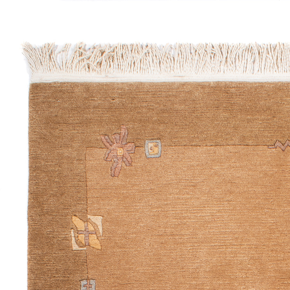 Tapis Népalais - 178 x 121 cm - marron