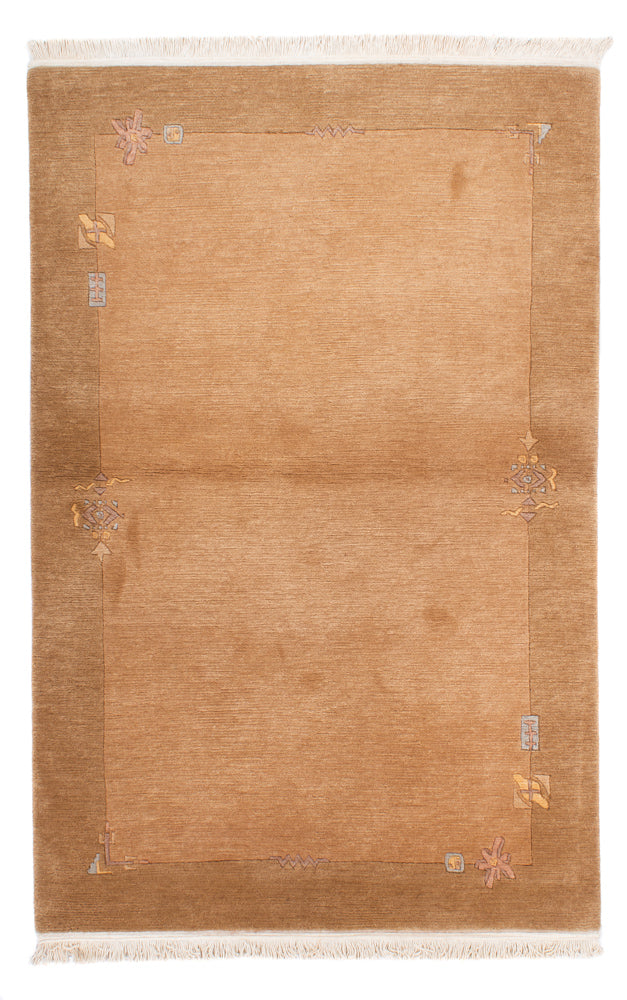 Tapis Népalais - 185 x 121 cm - marron