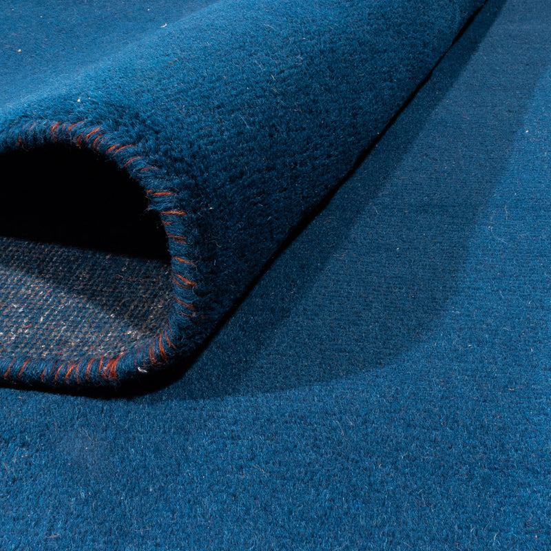 Tapis Gabbeh - Indus - 396 x 280 cm - bleu