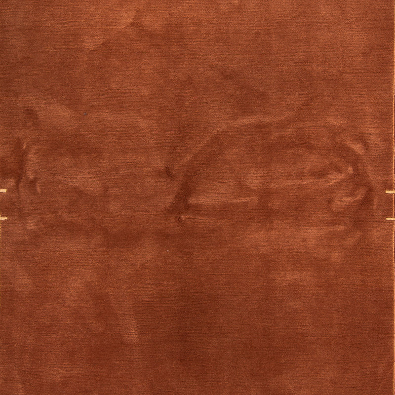 Tapis Népalais carré  - 250 x 250 cm - marron