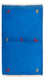 Tapis Gabbeh - Indus - 160 x 90 cm - bleu