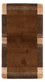 Tapis Gabbeh - Indus - 160 x 90 cm - marron
