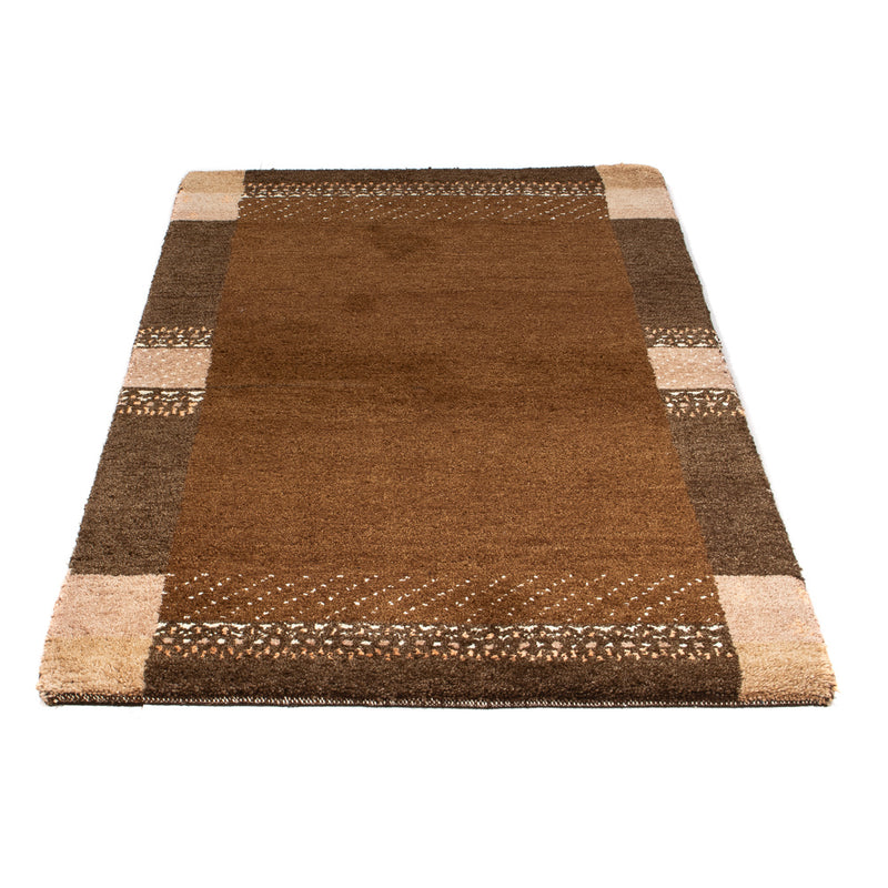 Tapis Gabbeh - Indus - 160 x 90 cm - marron