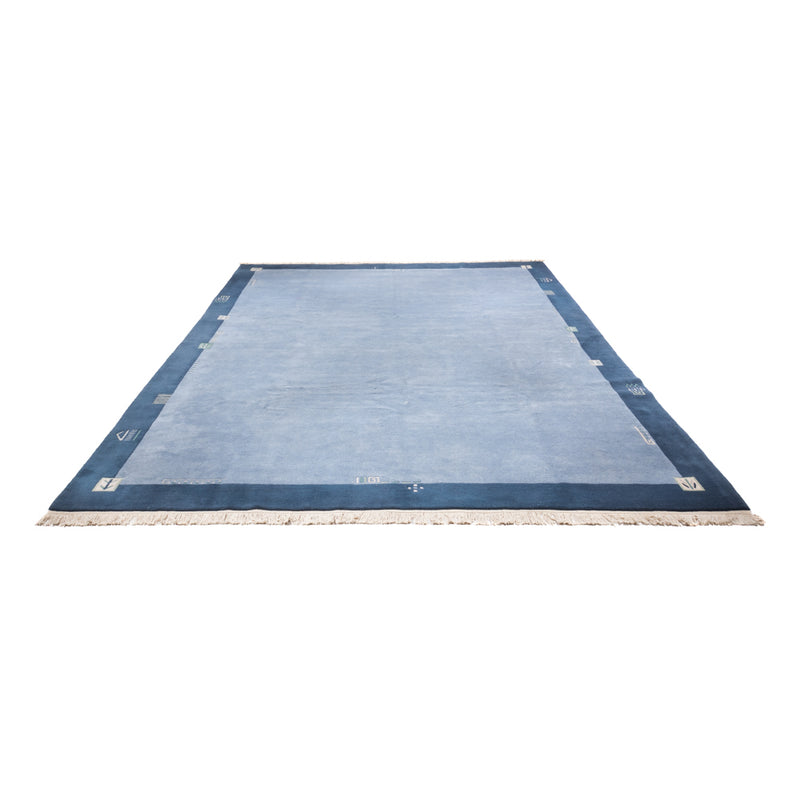 Tapis Népalais - 401 x 300 cm - bleu