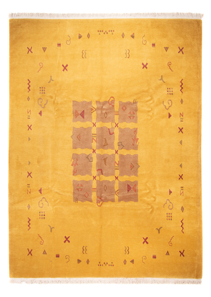 Tapis Népalais - 357 x 256 cm - or