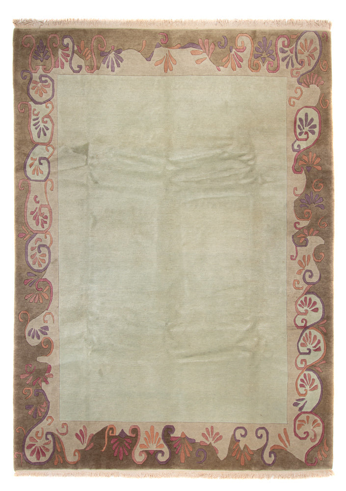 Tapis Népalais - 351 x 254 cm - vert olive