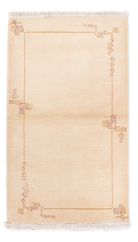 Tapis Népalais - Royal - 159 x 91 cm - beige