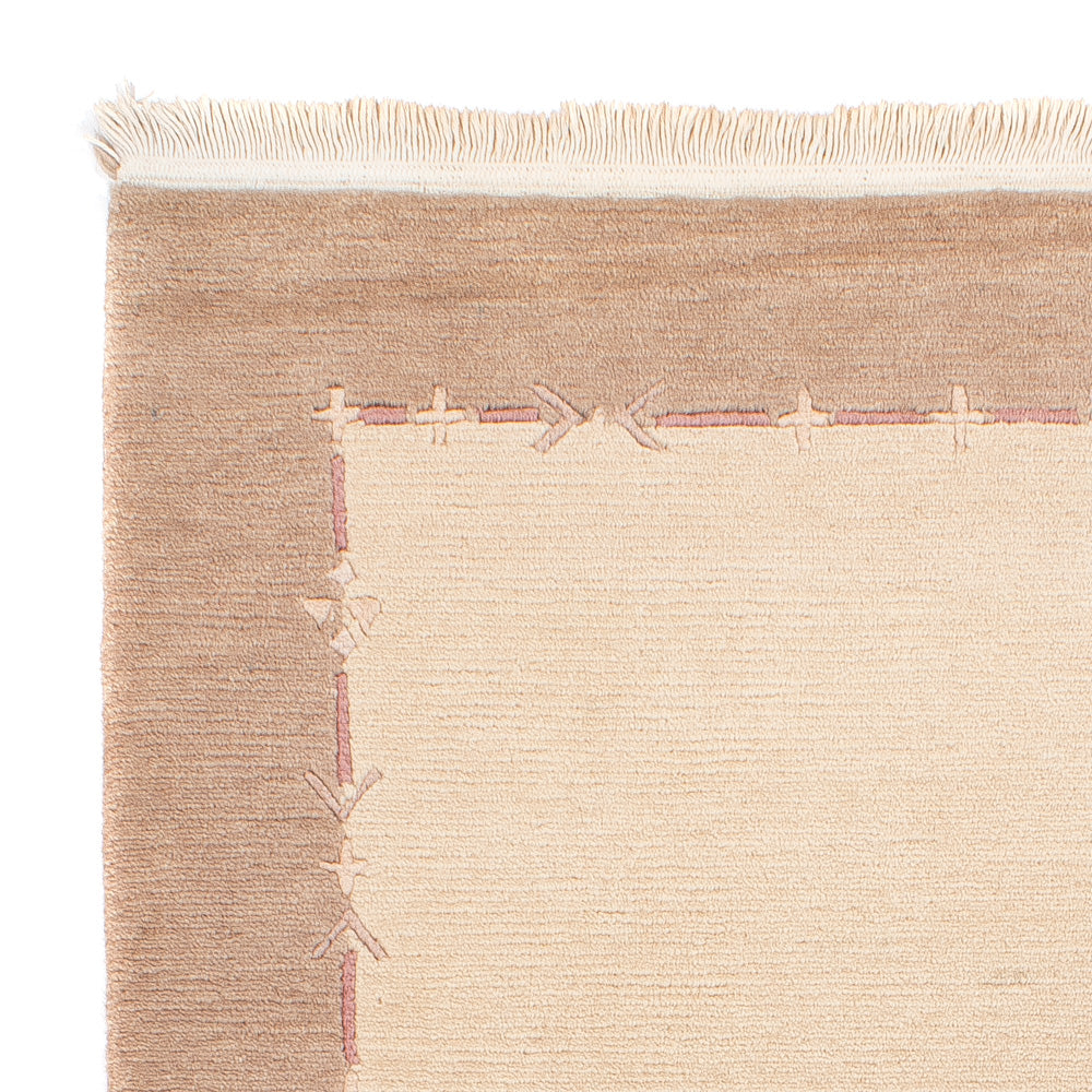 Tapis de couloir Tapis Népalais - 175 x 89 cm - beige