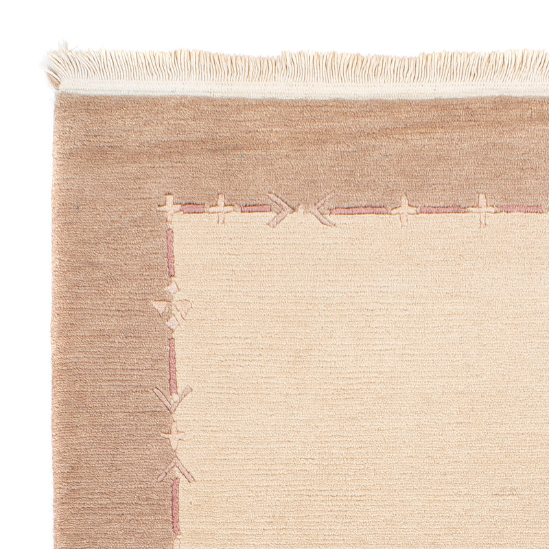 Tapis de couloir Tapis Népalais - 175 x 89 cm - beige