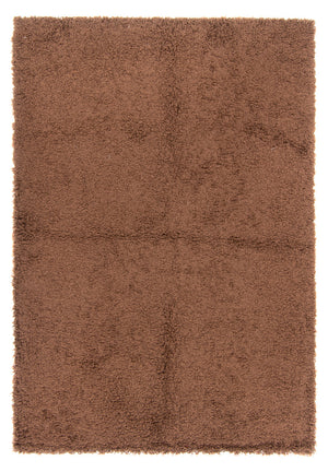 Tapis à poils longs - 190 x 133 cm - marron