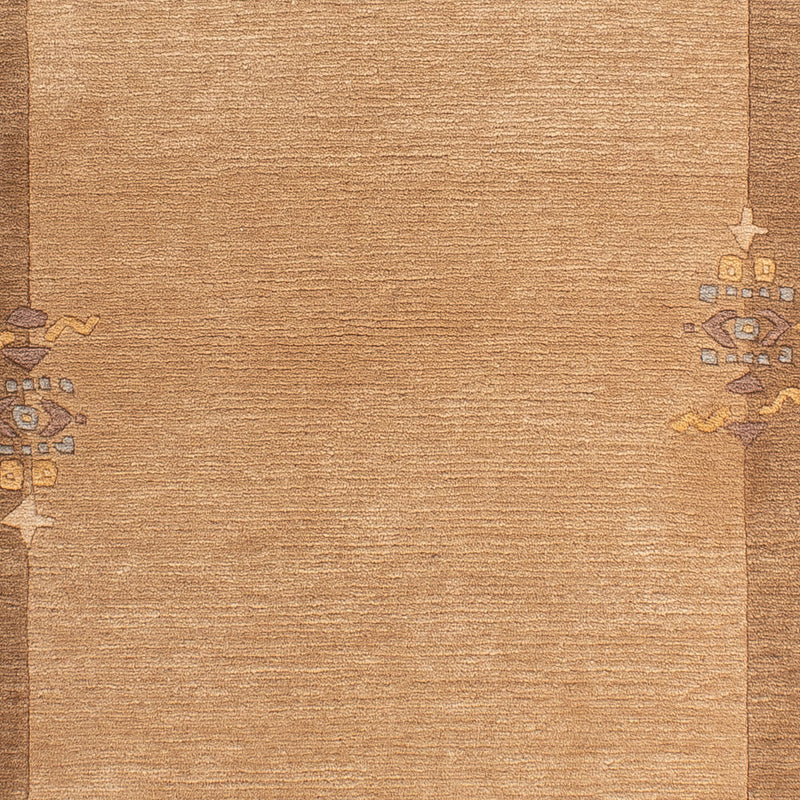 Tapis Népalais - Royal - 143 x 71 cm - marron clair