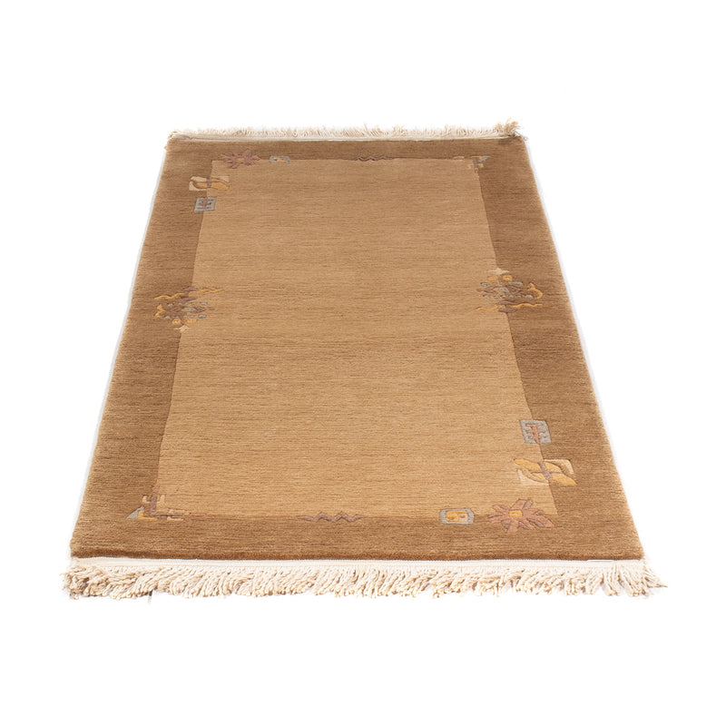 Tapis Népalais - Royal - 143 x 71 cm - marron clair