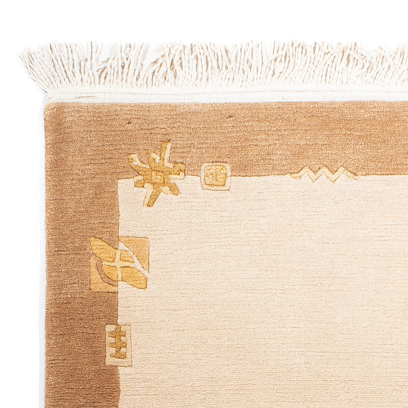 Tapis Népalais - Royal - 144 x 71 cm - beige