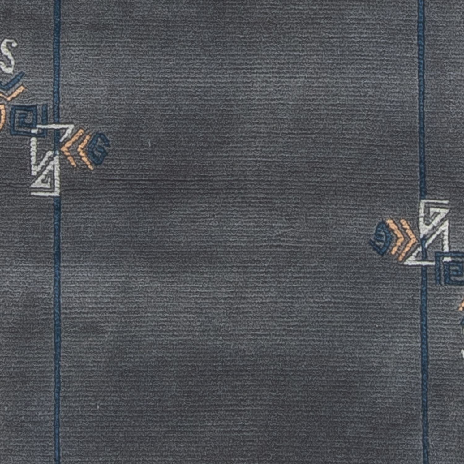 Tapis de couloir Tapis Népalais - 330 x 71 cm - bleu