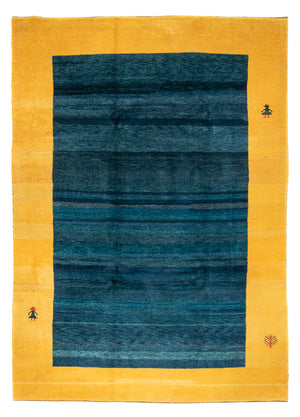 Tapis Gabbeh - Indus - 349 x 246 cm - bleu