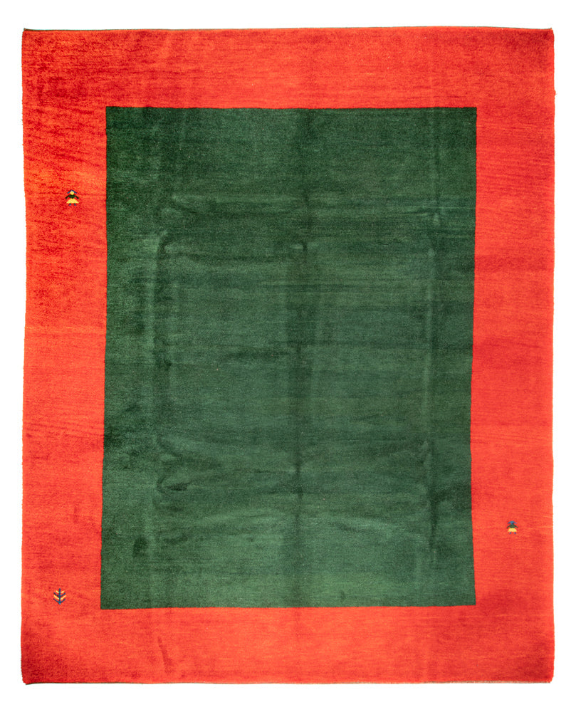 Tapis Gabbeh - Indus - Royal - 402 x 316 cm - vert