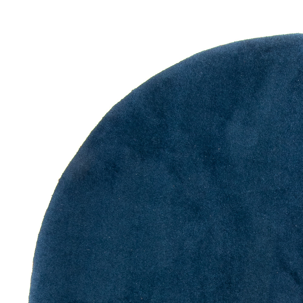 Tapis Gabbeh - Indus ronde  - 189 x 189 cm - bleu