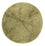 Tapis à poils longs ronde  - 200 x 200 cm - vert olive