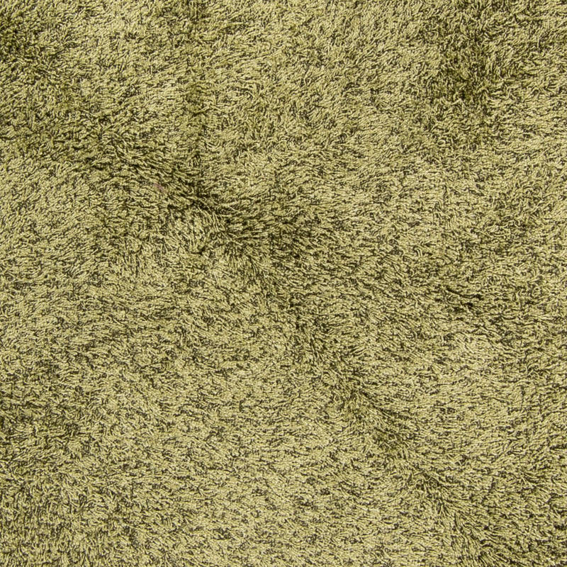 Tapis à poils longs ronde  - 200 x 200 cm - vert olive