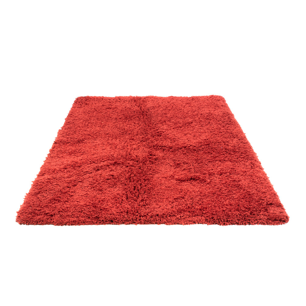 Tapis à poils longs - 200 x 140 cm - rouge