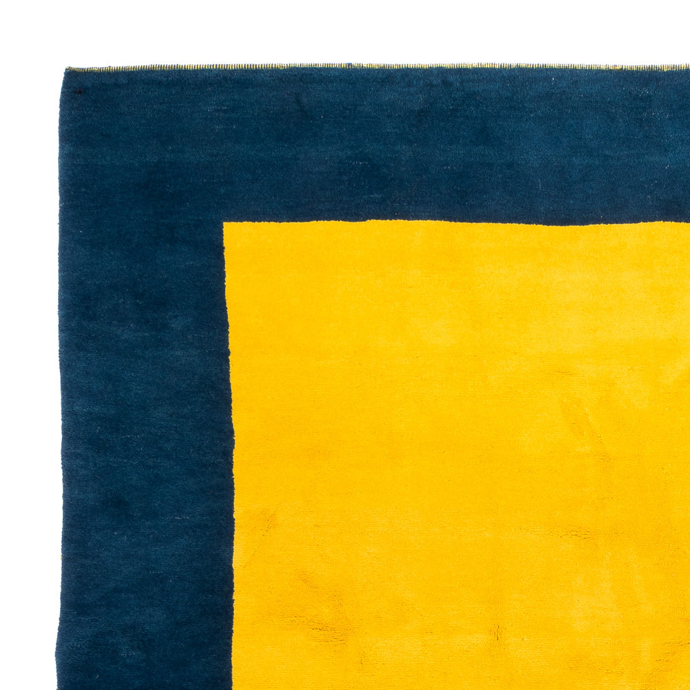 Tapis Gabbeh - Indus carré  - 252 x 247 cm - jaune