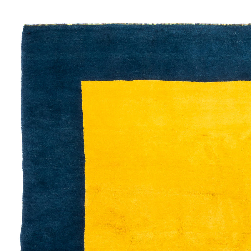Tapis Gabbeh - Indus carré  - 252 x 247 cm - jaune
