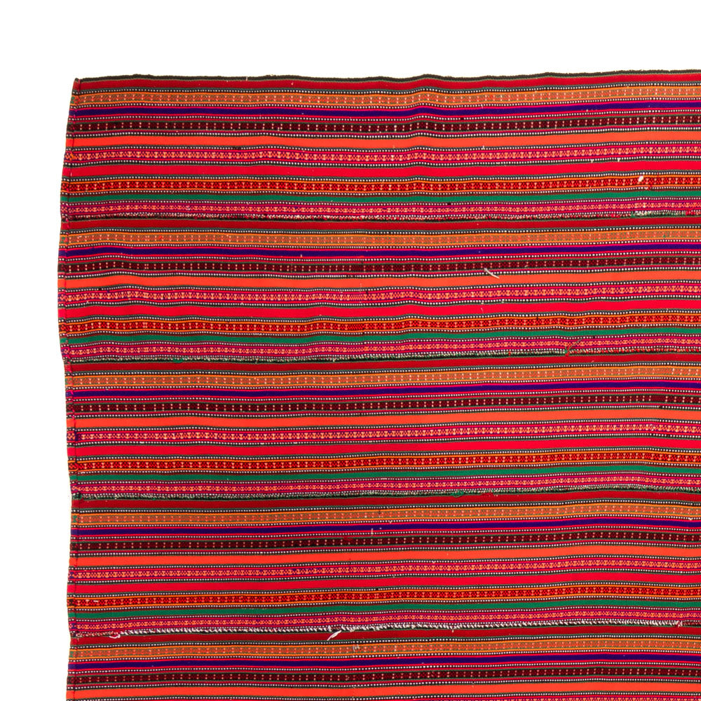 Tapis Kelim - Vieux carré  - 240 x 238 cm - rouge