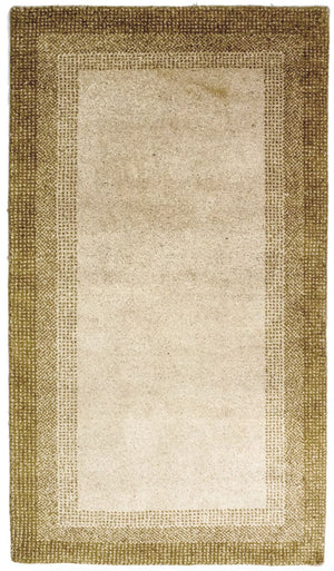 Tapis Gabbeh - Indus - 159 x 91 cm - beige