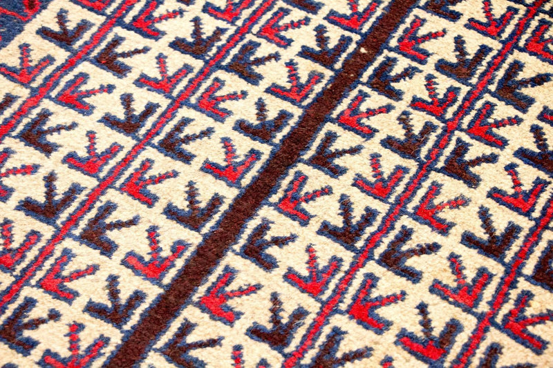 Tapis Belutsch - 130 x 75 cm - beige