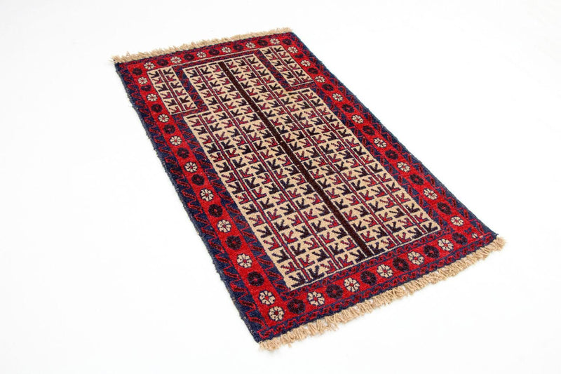 Tapis Belutsch - 130 x 75 cm - beige