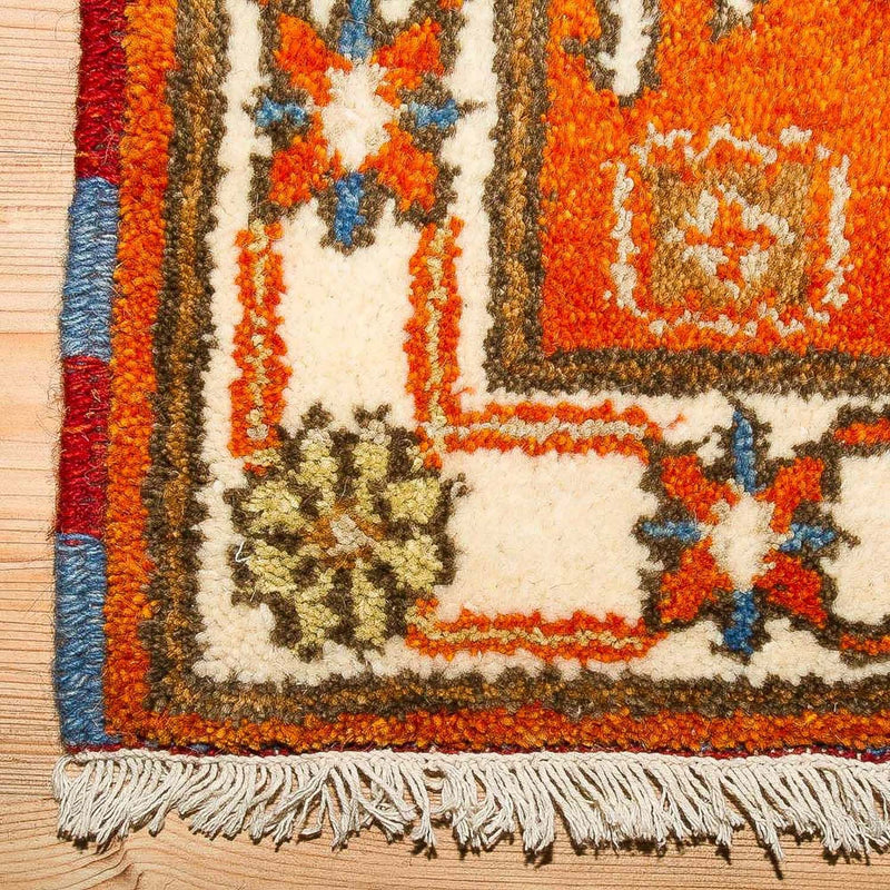 Tapis oriental - 93 x 64 cm - orange