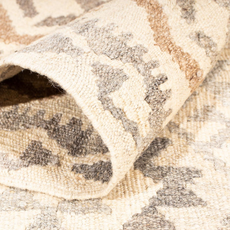 Tapis Kelim - Splash - 203 x 121 cm - beige