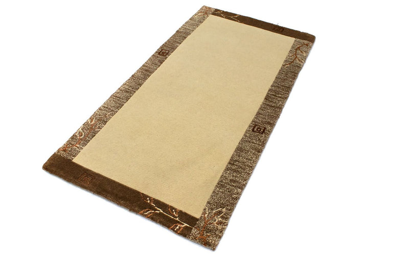 Tapis Népalais - 140 x 70 cm - beige