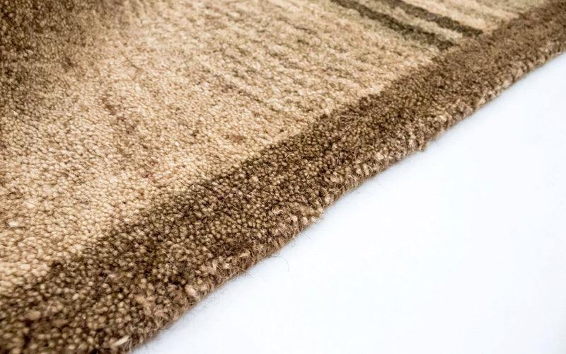 Tapis en laine - 196 x 139 cm - beige