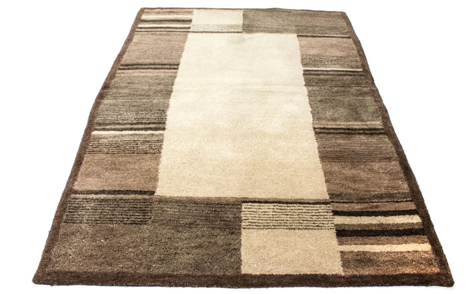 Tapis en laine - 196 x 139 cm - beige