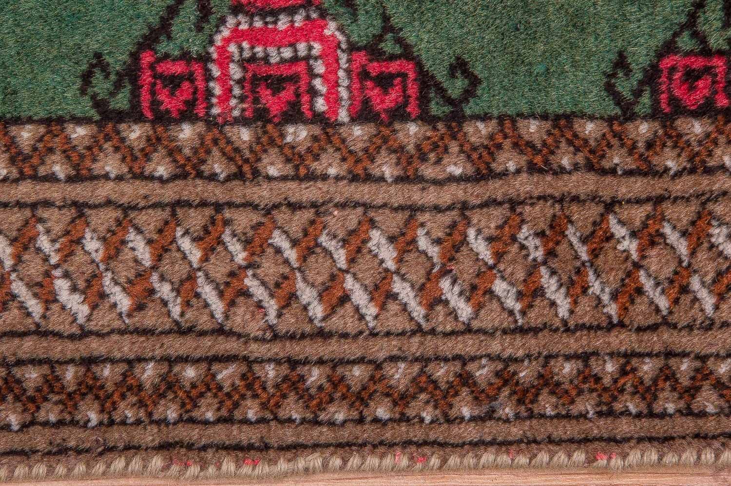Tapis Turkaman - 143 x 99 cm - vert