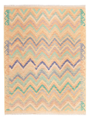 Tapis Kelim - Splash - 203 x 152 cm - multicolore