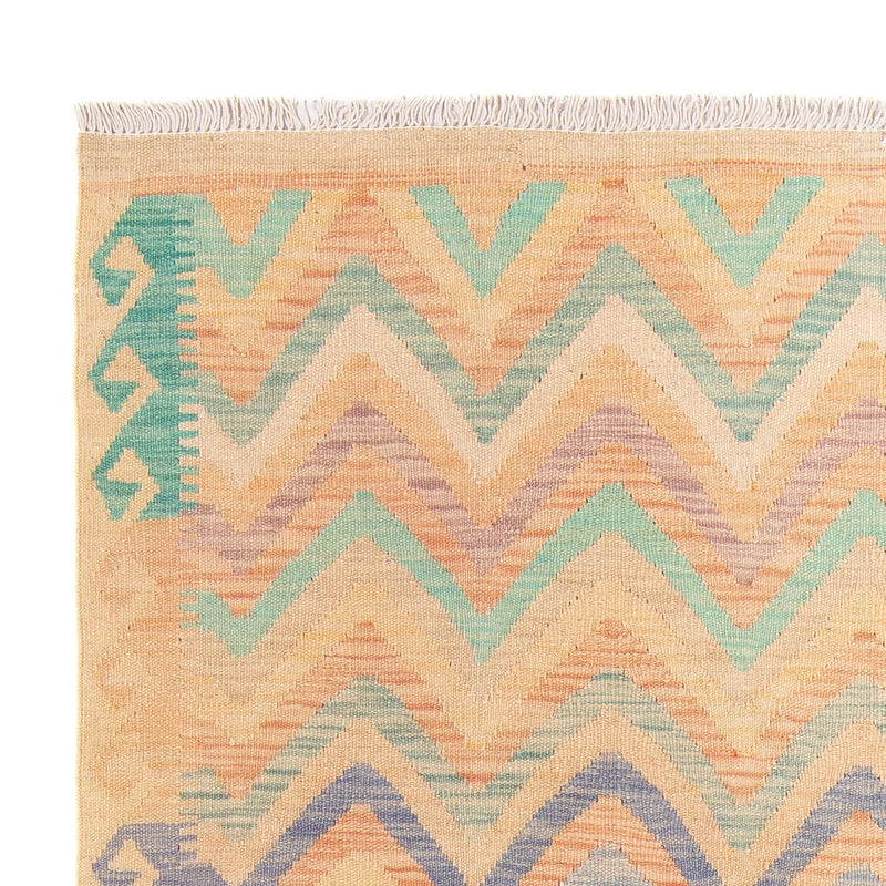 Tapis Kelim - Splash - 203 x 152 cm - multicolore